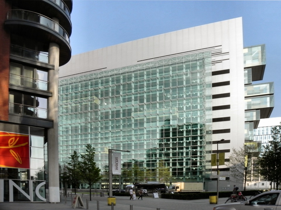 Street view of the Spinningfields district in central Manchester, the area containing both GMC clinical assessment centres